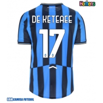 Camisa de Futebol Atalanta Charles De Ketelaere #17 Equipamento Principal 2025-26 Manga Curta